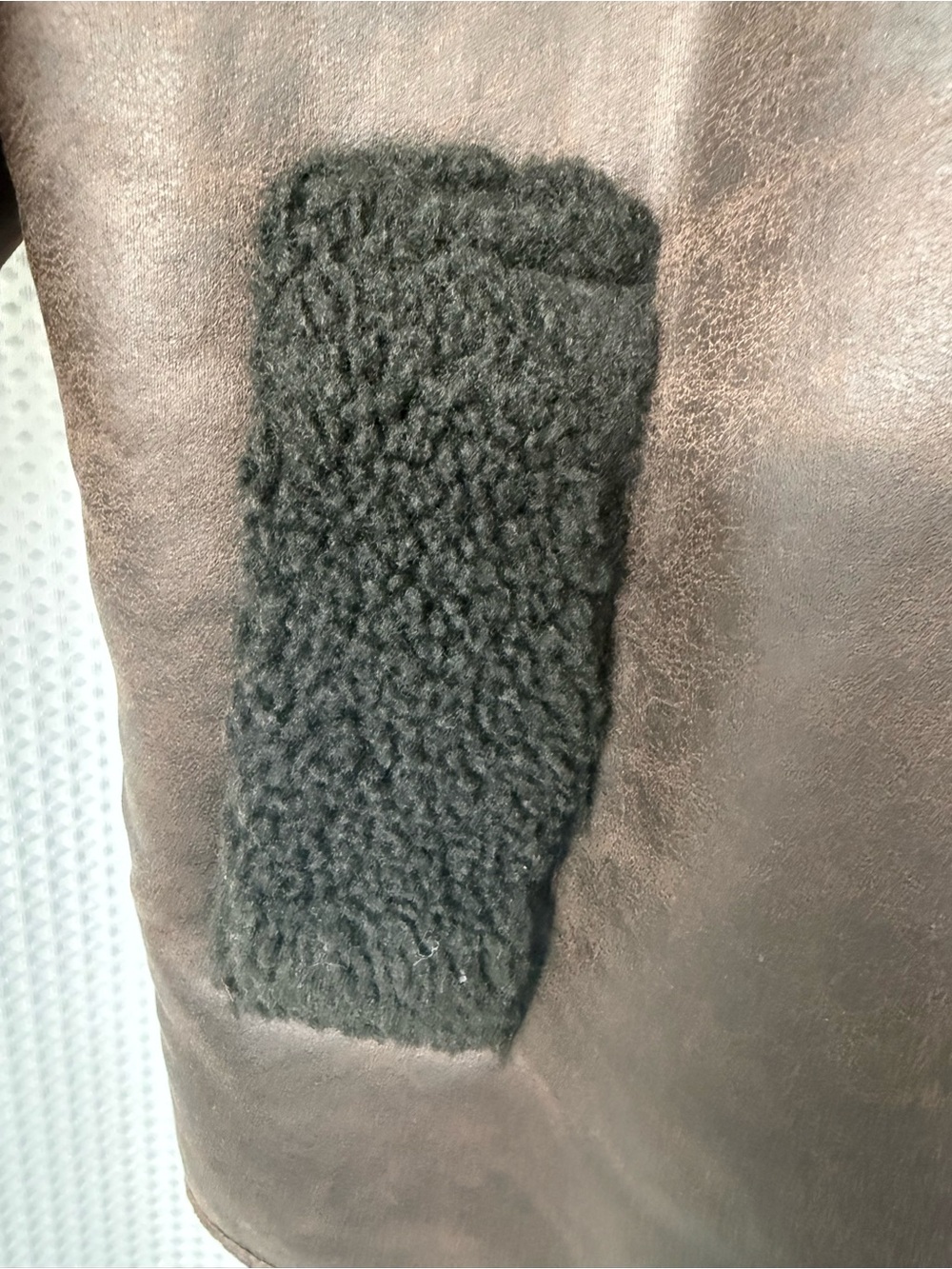 Pilcro Faux Shearling Cocoon Coat - Picture 7 of 13